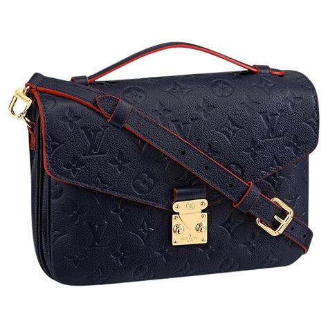 blue and red lv bag